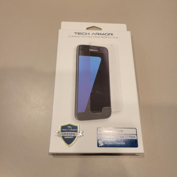Tech Armor Screen Protector HD Ballistic Glass Galaxy S7 - Picture 1 of 2